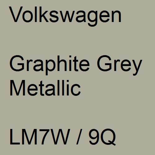 Volkswagen, Graphite Grey Metallic, LM7W / 9Q.